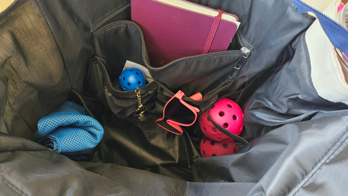 Deluxe Pickleball Gear Canvas Tote Bag