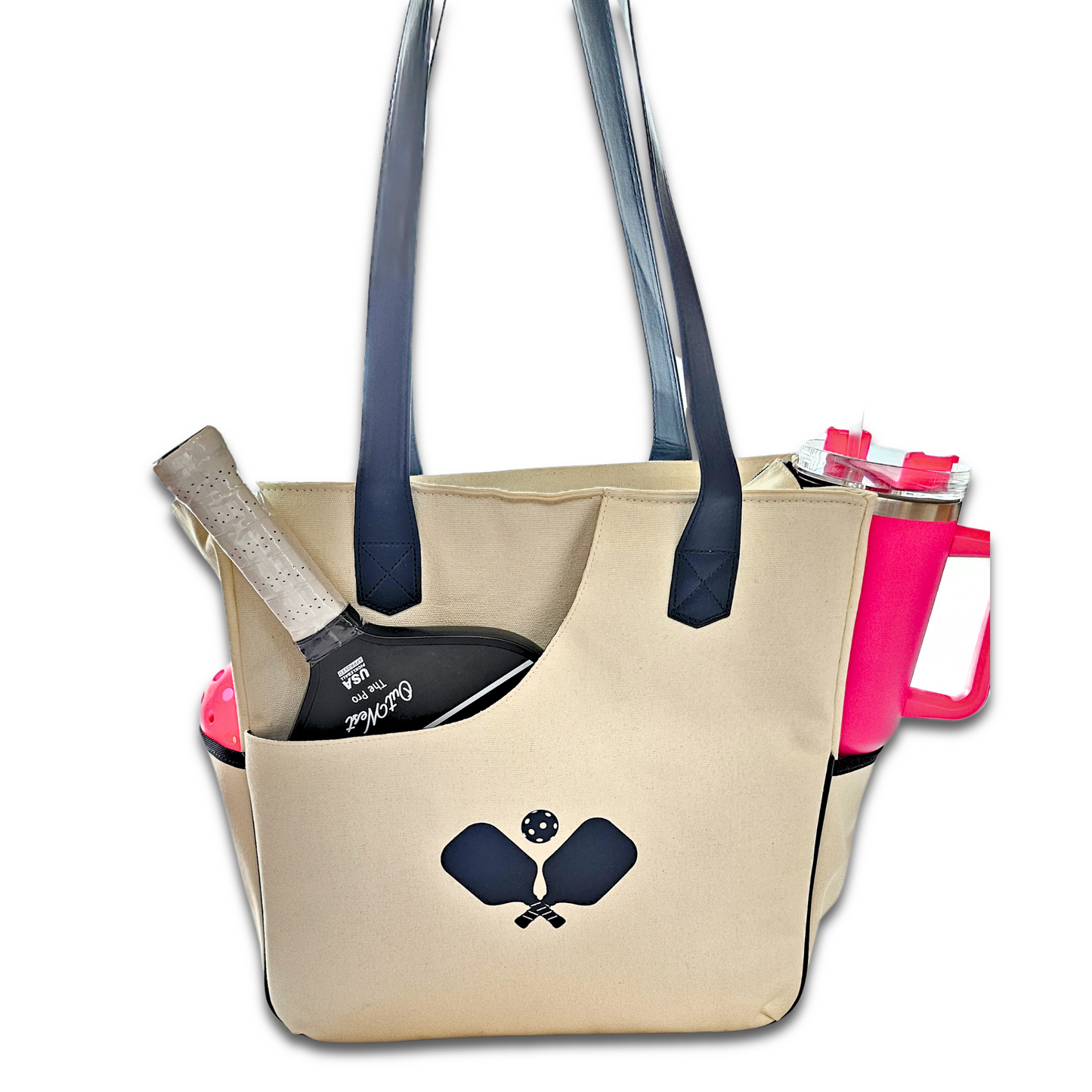Deluxe Pickleball Gear Canvas Tote Bag