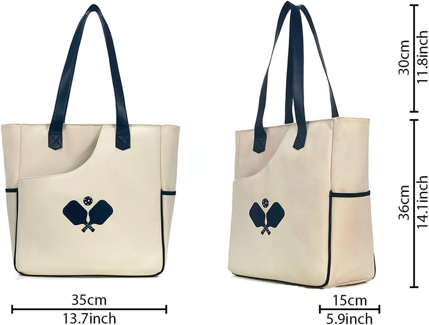 Deluxe Pickleball Gear Canvas Tote Bag