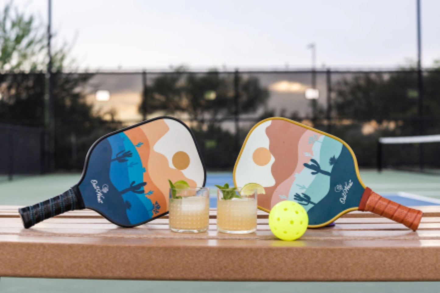 OutWest Sport Sunset/Sunrise Pickleball Paddle Bundle, USAPA Approved