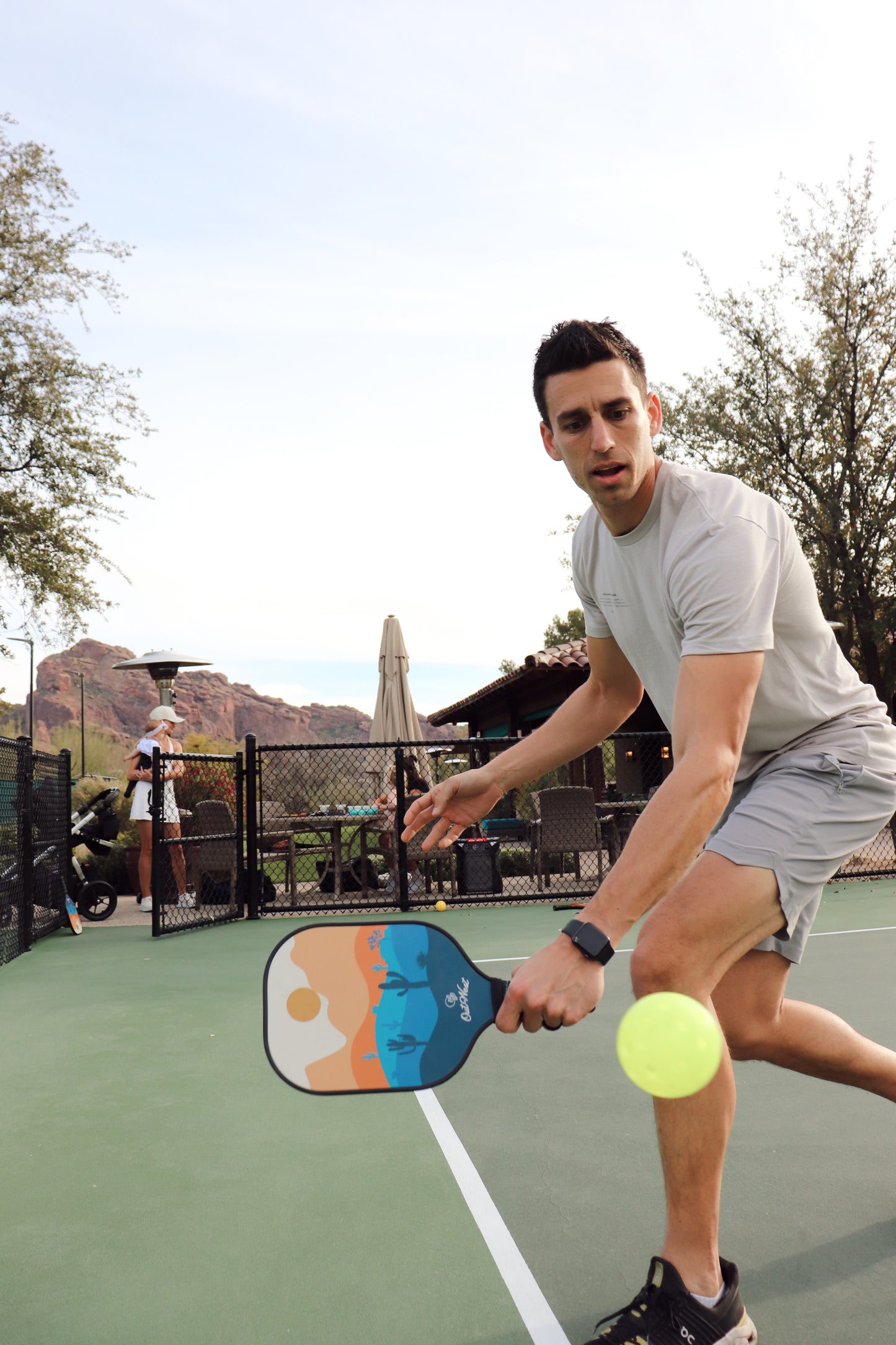 OutWest Sport Pickleball Paddle - Sunset, USAPA Approved