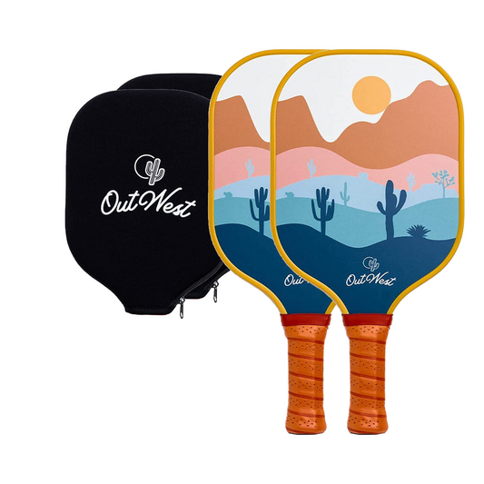 OutWest Sport Pickleball Paddle Sunrise Bundle - 2 Paddles, USAPA Approved