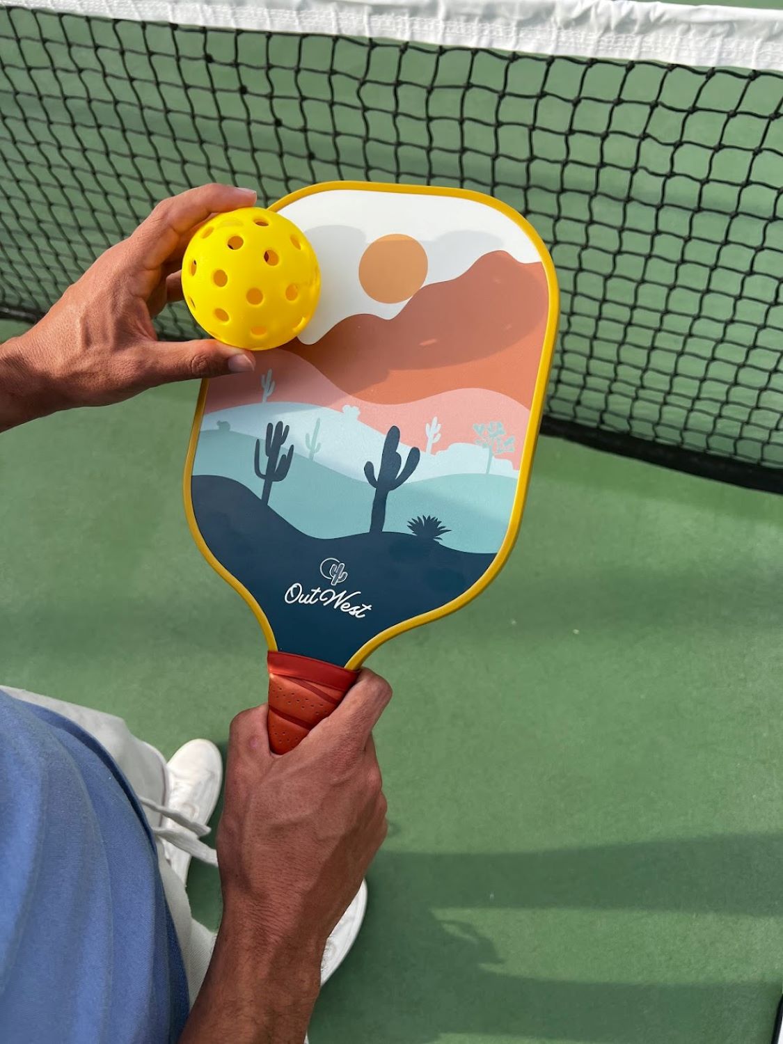OutWest Sport Sunset/Sunrise Pickleball Paddle Bundle, USAPA Approved