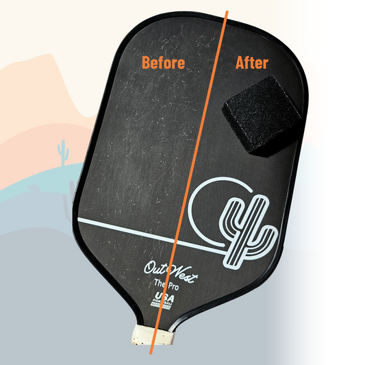Keep Your Pickleball Paddle in Top Shape with the OutWest Sport Paddle Erasers – 2 Pack