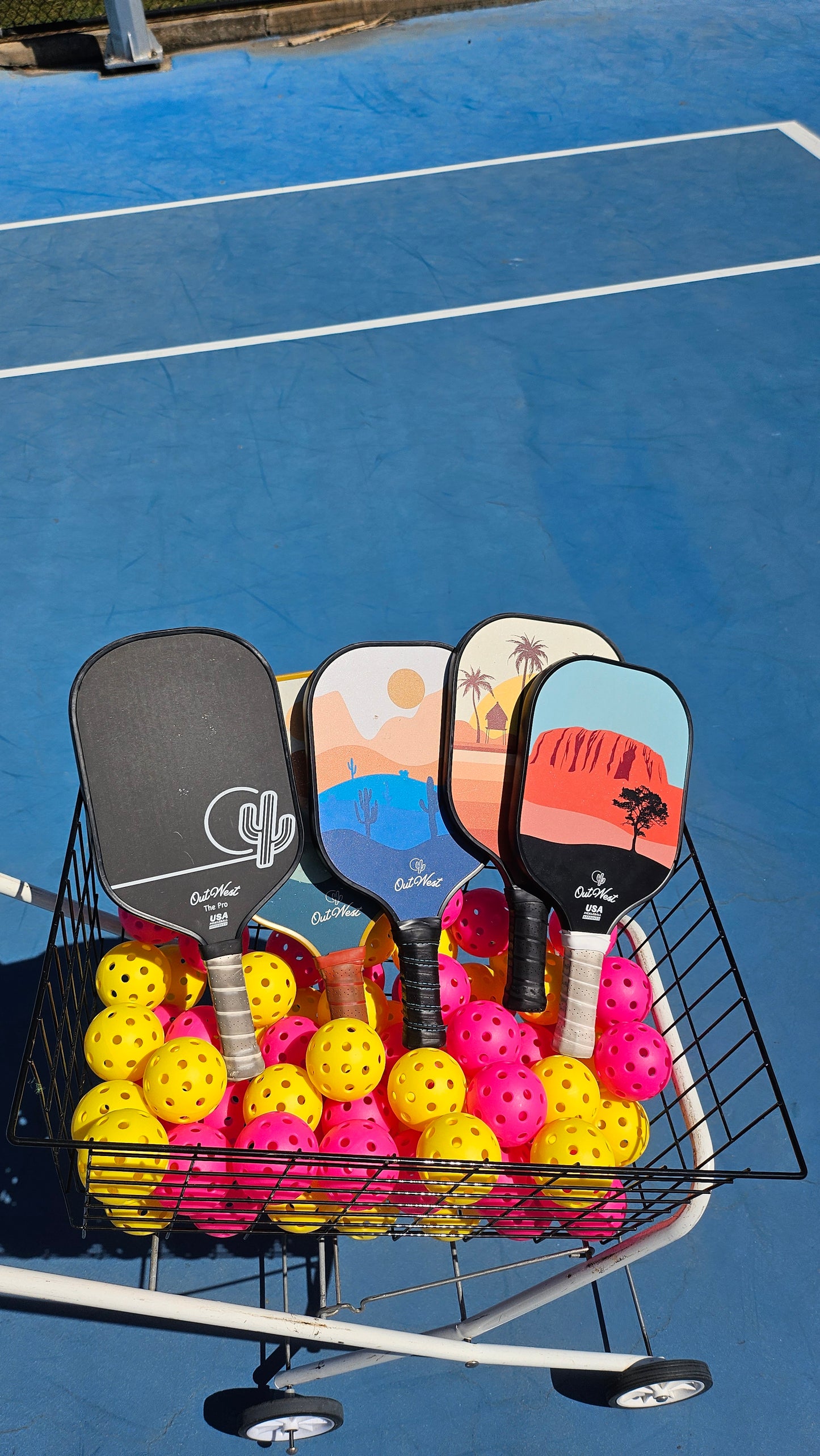 OutWest Sport Ultra-Durable Long-Lasting Outdoor Pickleballs; 40 Holes