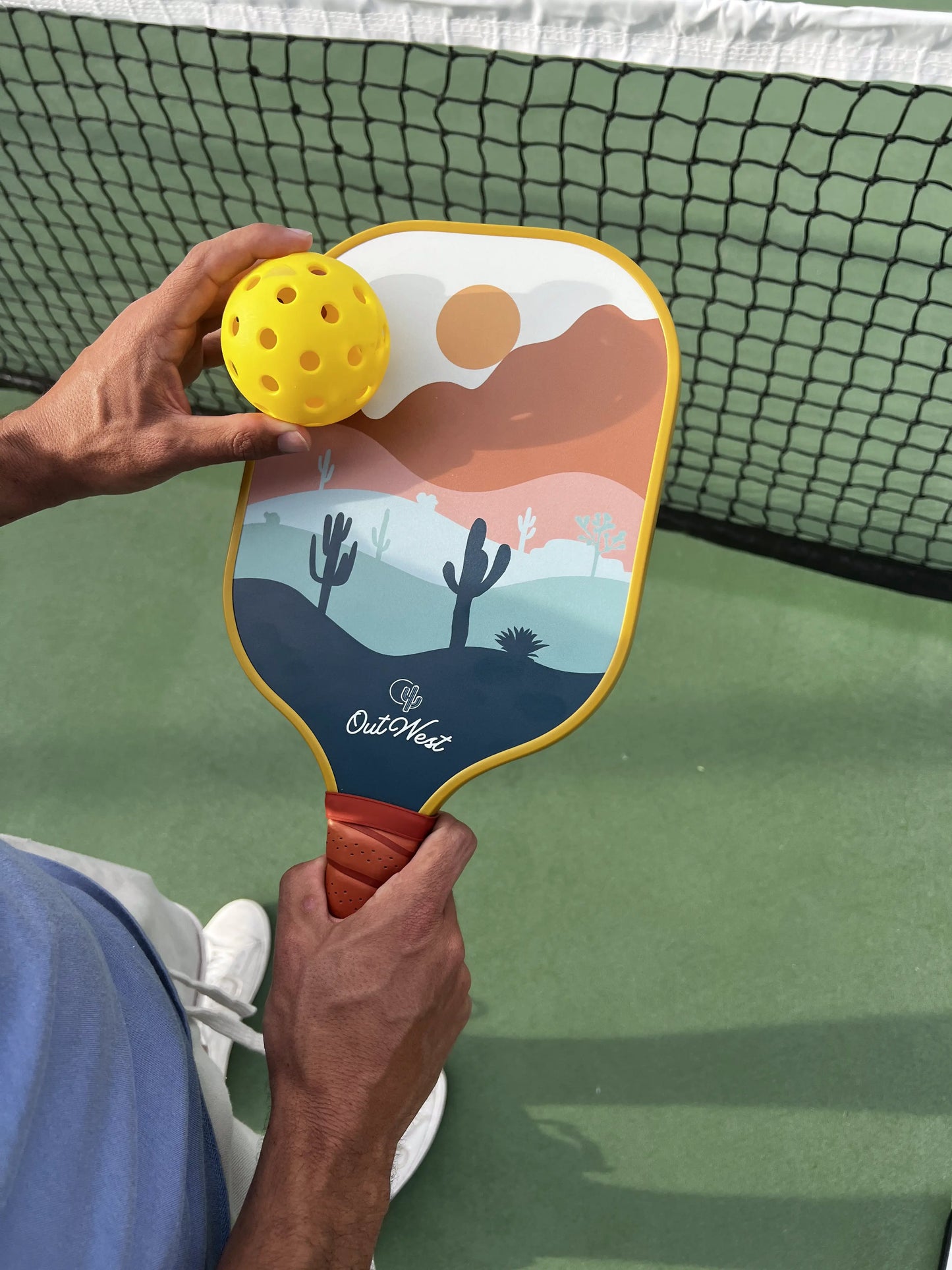 OutWest Sport Pickleball Paddle - Sunrise, USAPA Approved