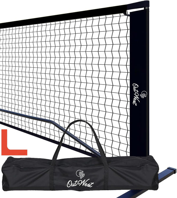 OutWest Sport Portable Pickleball Net with Carrybag and Throw-down Lines